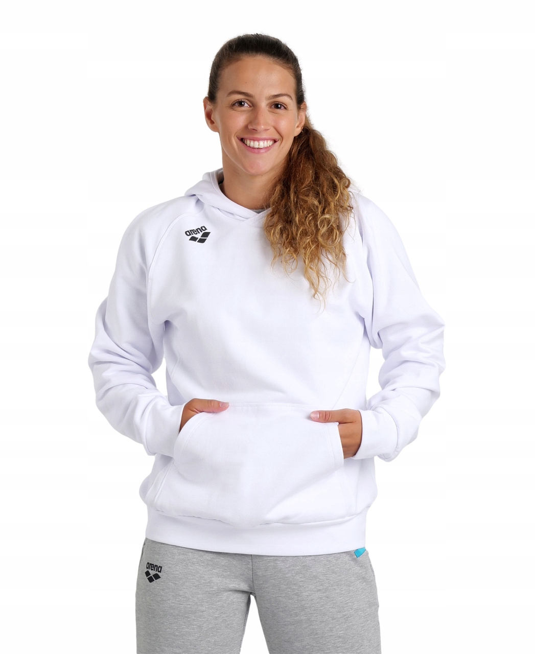 Bluza sportowa z kapturem dresowa z polarem Arena Unisex Team Line R.L