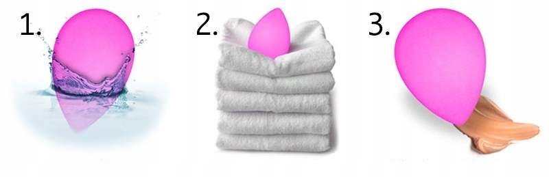 Gąbka do makijażu beauty blender make up łezka