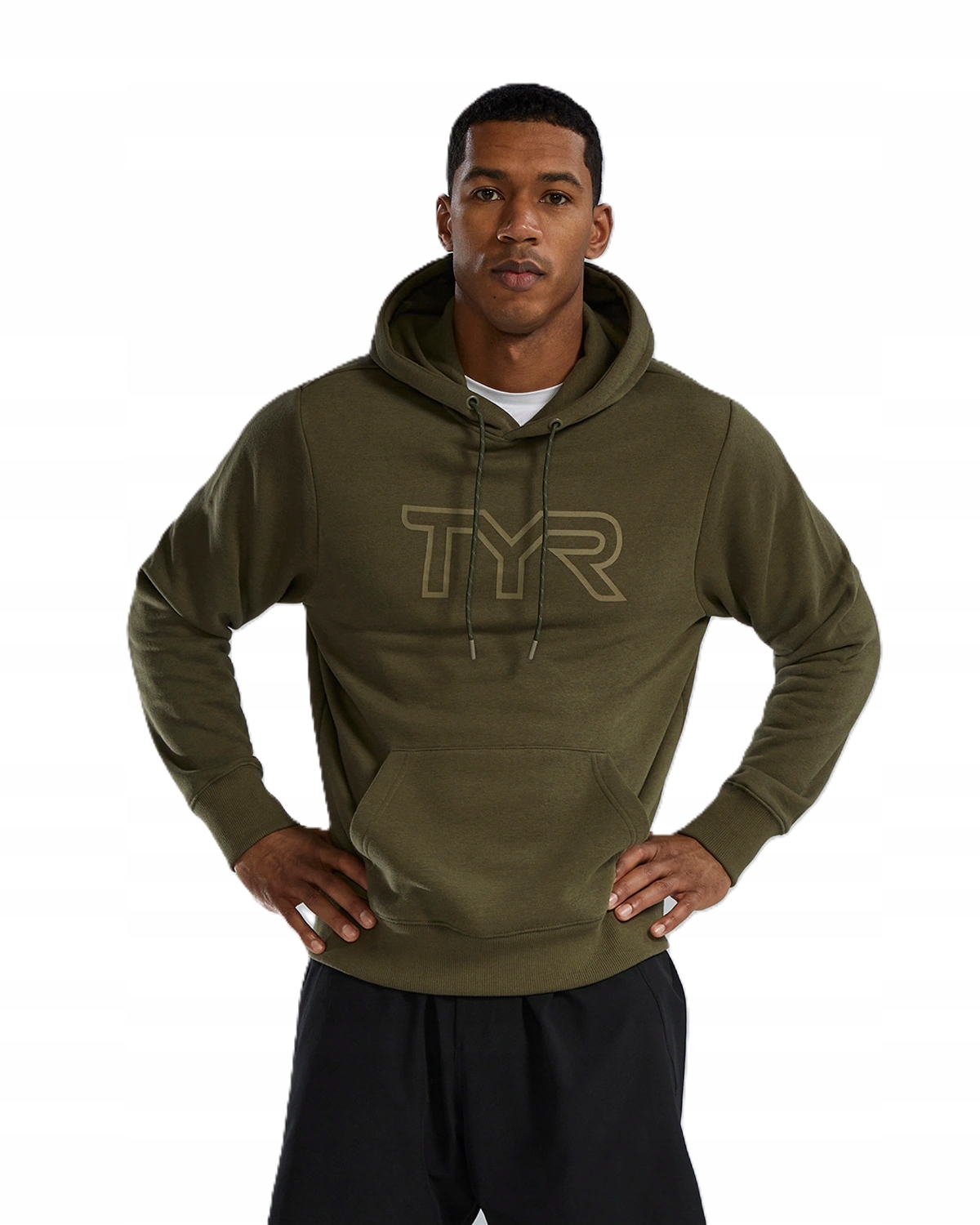 Bluza sportowa na trening unisex TYR Ultrasoft Tech Hoodie Big Logo