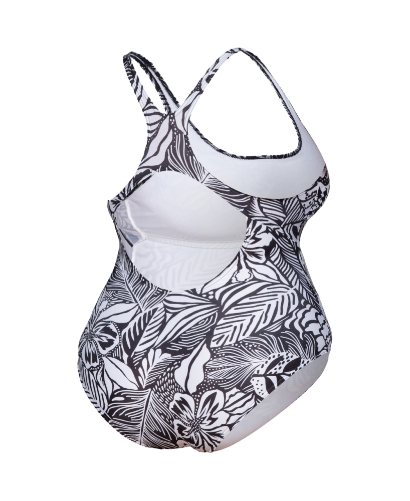 Strój kąpielowy damski plus size Arena Allover D48