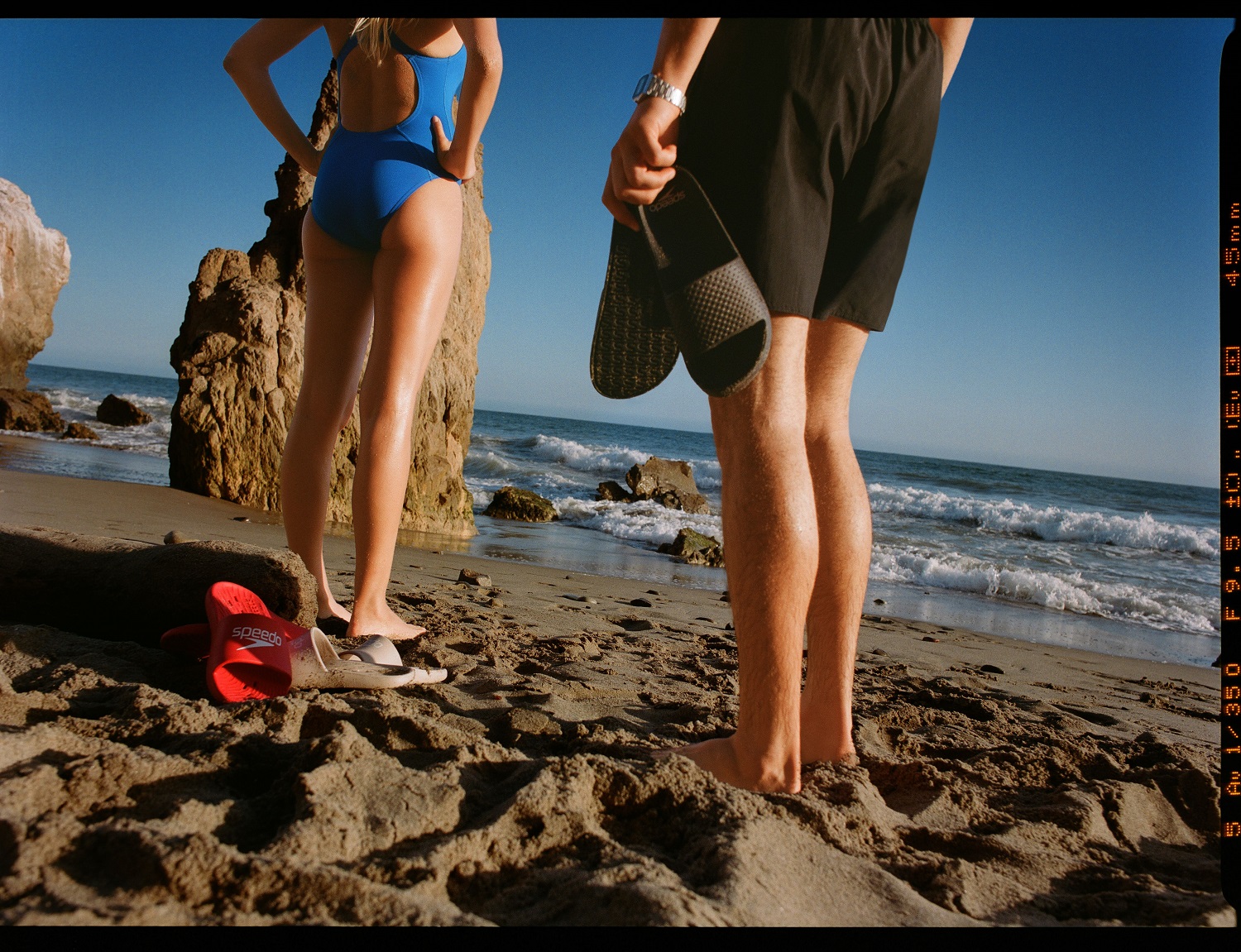 Klapki basenowe antypoślizgowe dla dzieci Speedo Slides rozmiar 39