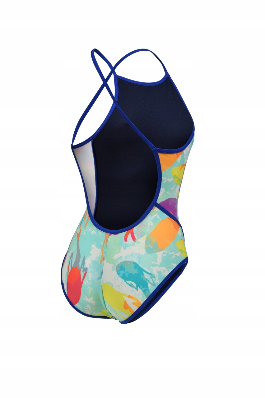 Strój kąpielowy damski jednoczęściowy treningowy na basen Arena Mermaid D36