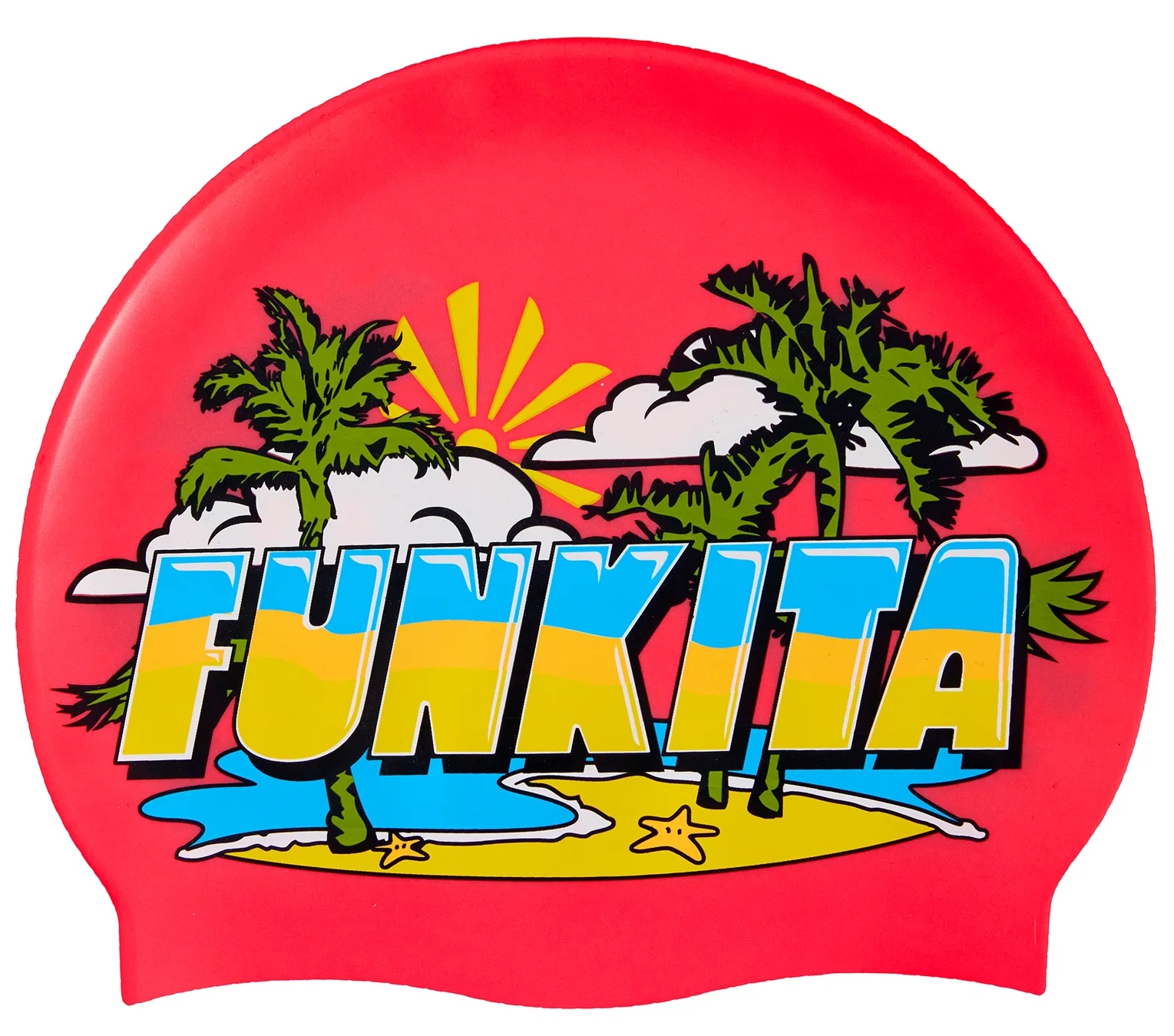 Czepek pływacki na basen uniwersalny unisex Funkita Icypop Beach