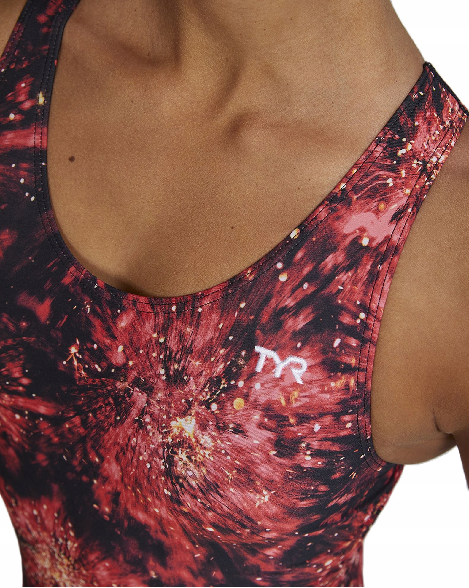 Strój kąpielowy damski na basen TYR Maxfit Radiant Flare rozmiar D40|L