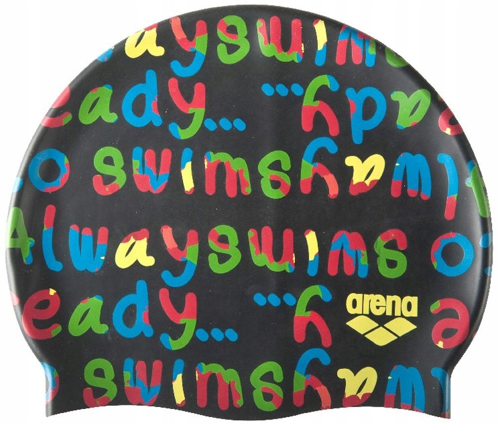 Czepek pływacki juniorski silikonowy treningowy na basen Arena Junior Print