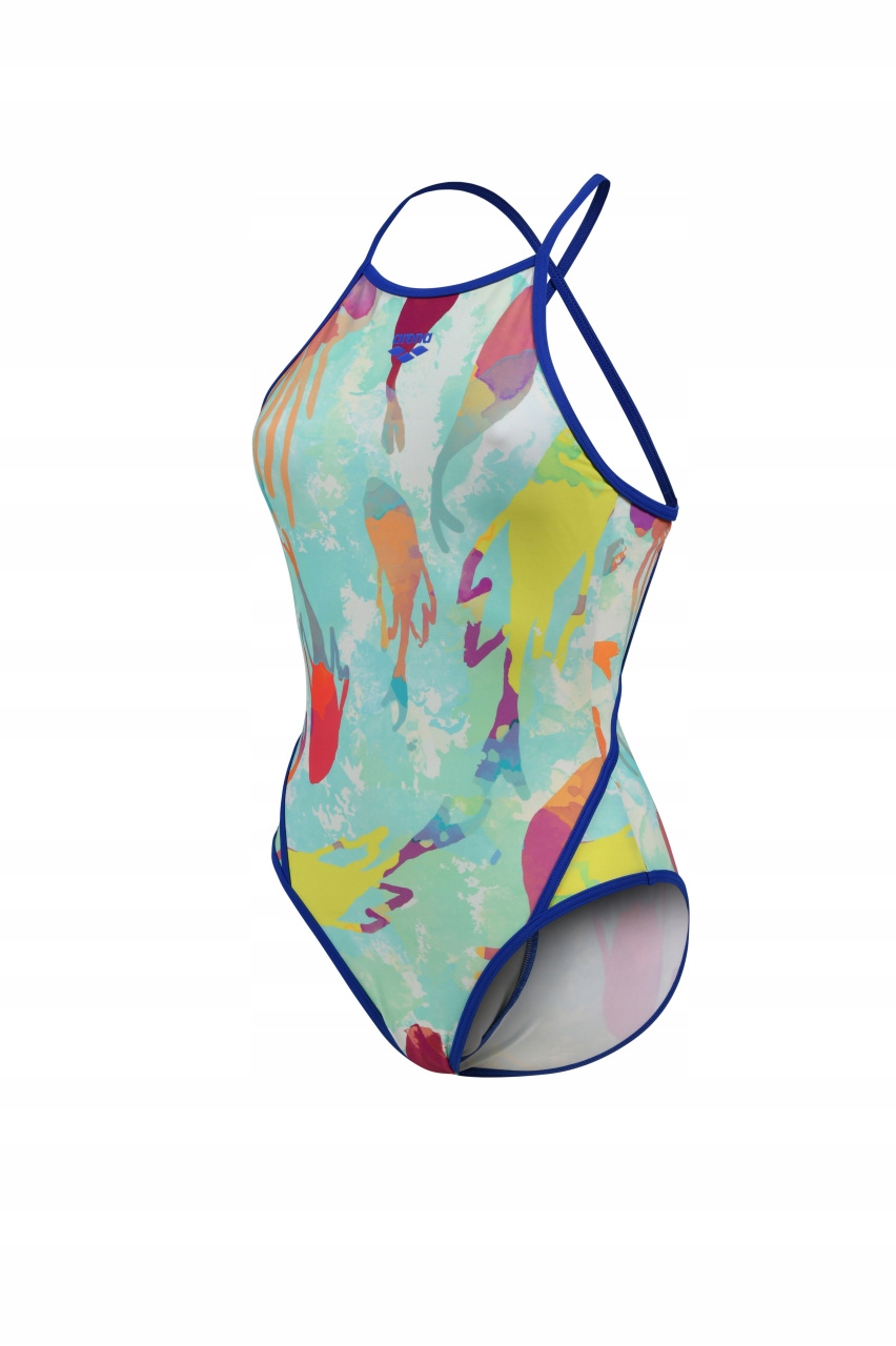 Strój kąpielowy damski jednoczęściowy treningowy na basen Arena Mermaid D36