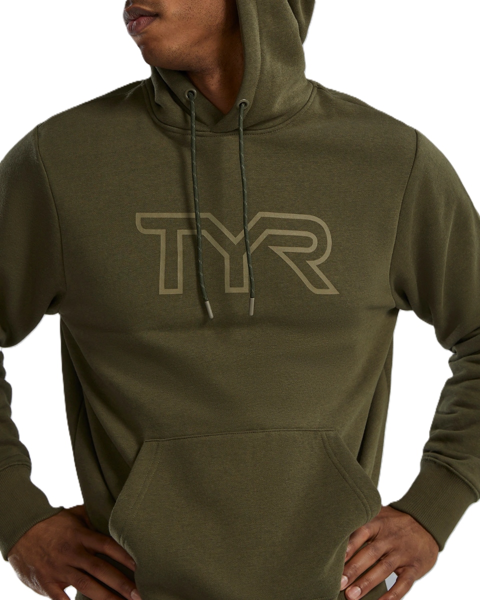 Bluza sportowa na trening unisex TYR Ultrasoft Tech Hoodie Big Logo