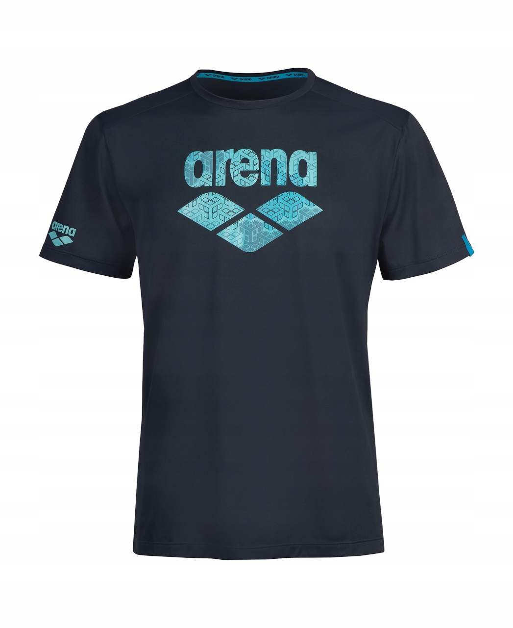Koszulka T-shirt sportowy casual męski damski Arena Logo Navy R.S