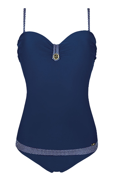 Self Strój kąpielowy damski jednoczęściowy plażowy na basen retro R.50E