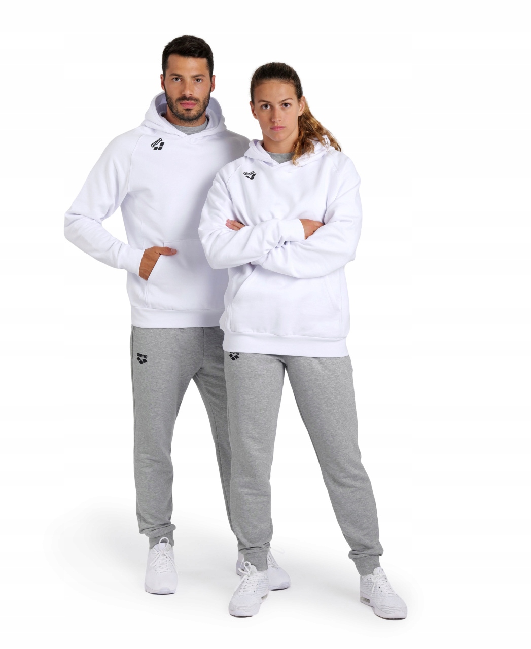 Bluza sportowa z kapturem dresowa z polarem Arena Unisex Team Line R.L