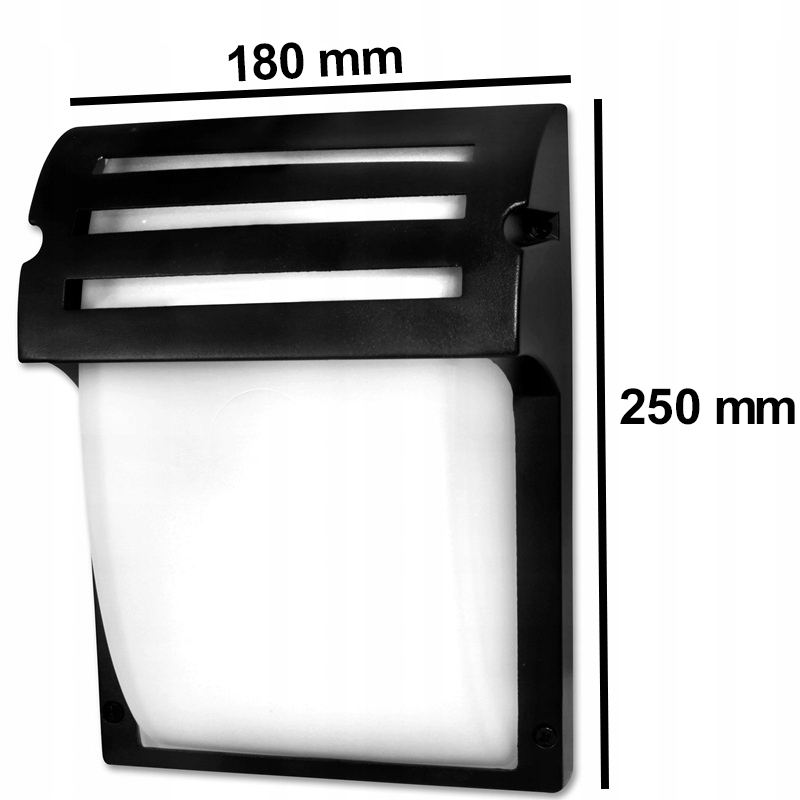 LAMPA ELEWACYJNY ZEWNĘTRZNA OPRAWA ŚCIENNA OGRODOWA E27 ALUMINUM + SZKŁO 2 0a9bec70d5927aeafd17e387e7050dd5