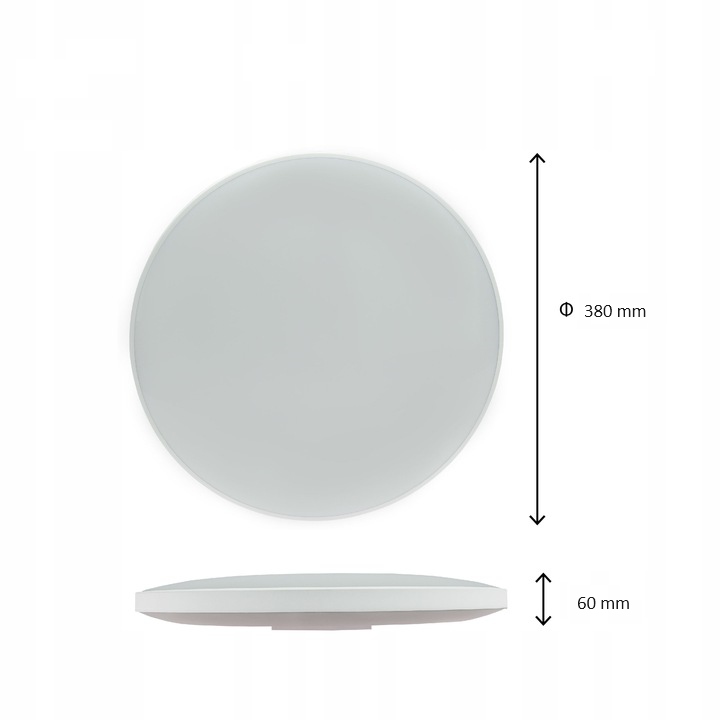 LAMPA LED PLAFON CZARNY BIAŁY PANEL NATYNKOWY Z WYMIENNĄ RAMKĄ 2 RINGI 32W 5 1502e35b6ba1a74d543bbd0117e724c4