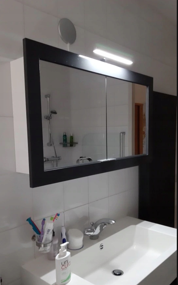 KINKIET ŁAZIENKOWY 2W1 LED 7W NAD LUSTRO NA SZAFKĘ 30CM CHROM IP44 230V 13 1a177ffaee4e2bd9bcc20d5556997a61