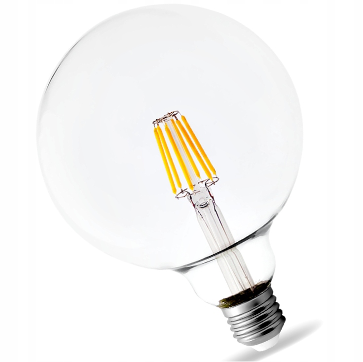 DUŻA ŻARÓWKA FILAMENT LED EDISON 12W E27 G125 BARWA BIAŁA CIEPŁA 2700K 1 1b4c6acd3fe326fb4ef1b07480a5f729