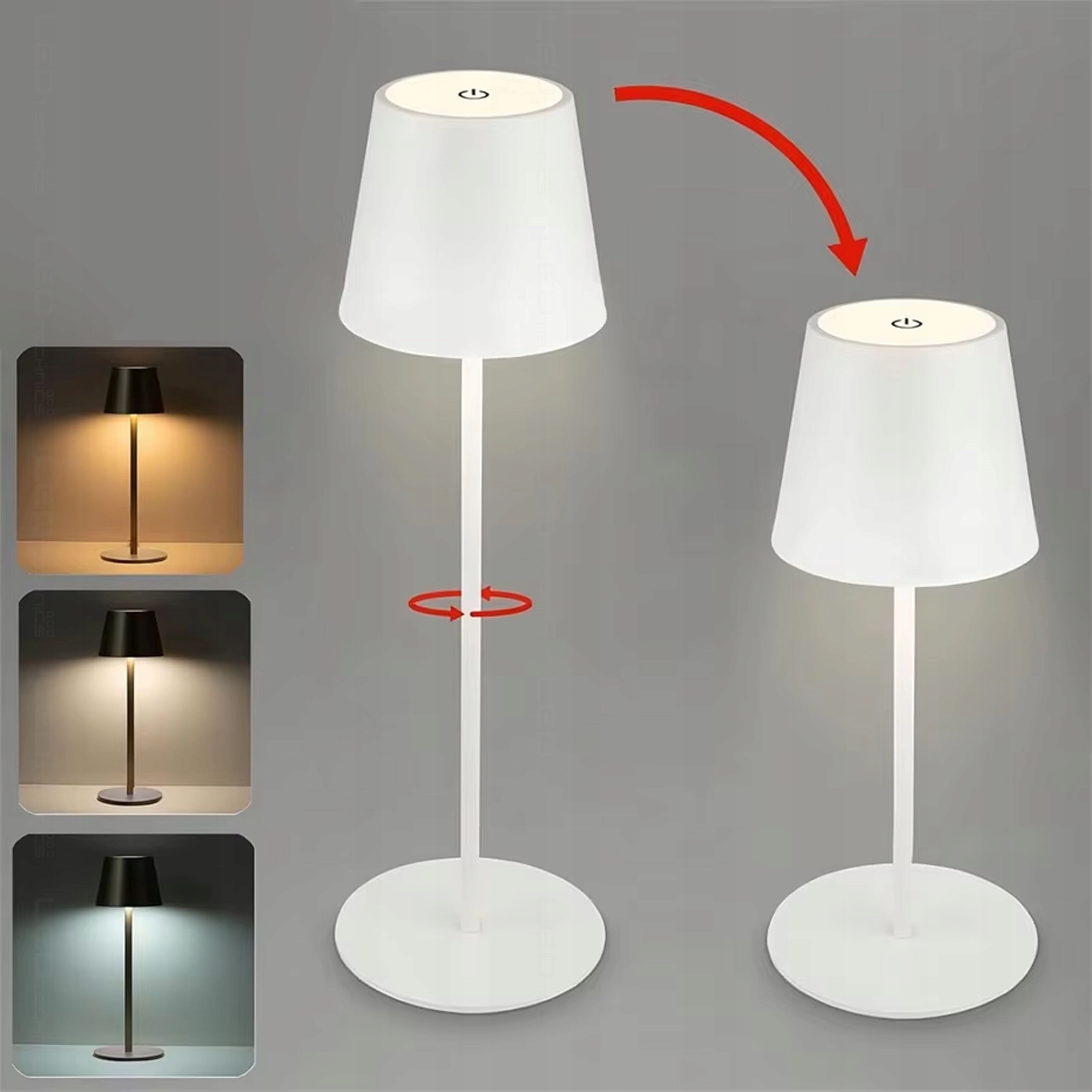 LAMPKA STOŁOWA LED 3W ZEWNETRZNA NA TARAS BALKON OZDOBNA IP44 BIAŁA CCT 2 2299b3d32deba6a0ac06319dcb1e86f3