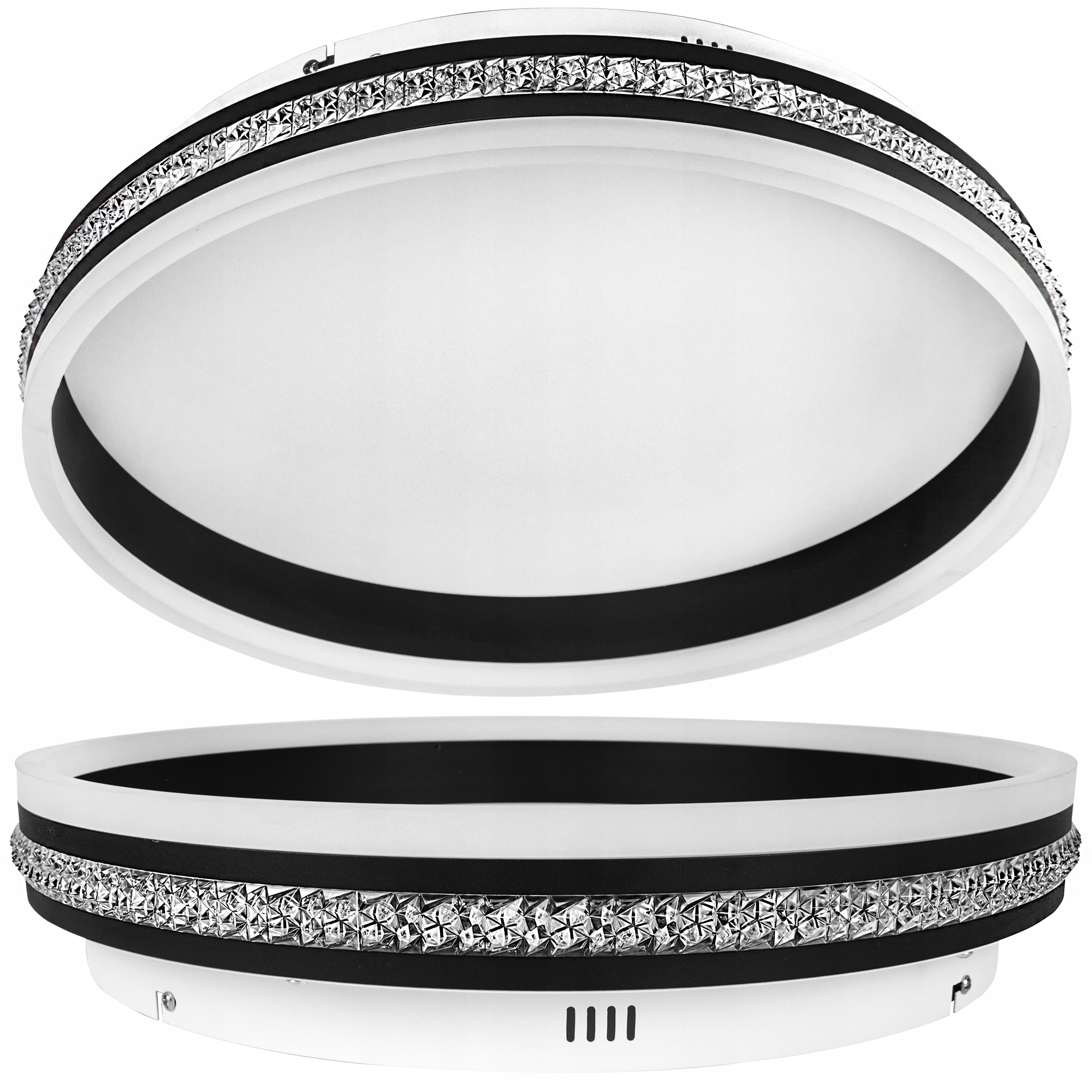 ŻYRANDOL OZDOBNY GLAMOUR NOWOCZESNY PLAFON OKRAGŁY KRYSZTAŁY LED 48W 1 2afbf1b380d6ed71f7f85f21e76f0812