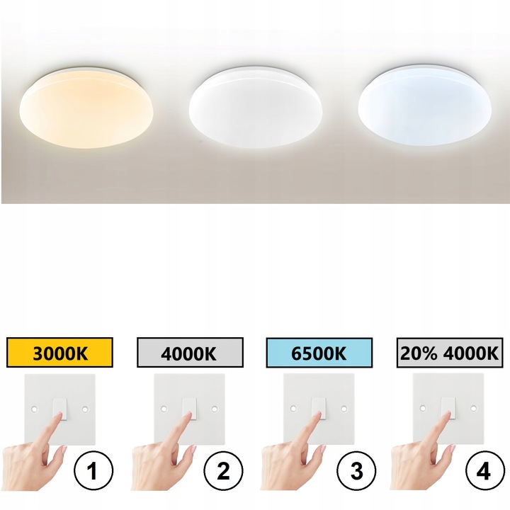 LAMPA SUFITOWA PLAFON DO ŁAZIENKI IP44 LED 48W CCT PILOT REGULACJA BARWY 5 3755f80f8030a4bbe2e9798f65e4132d