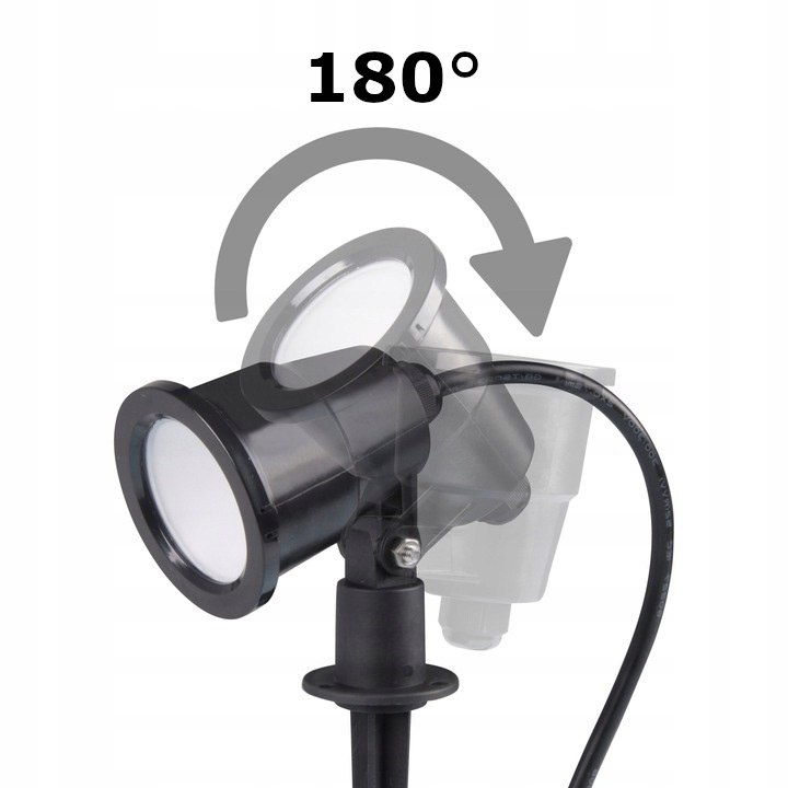 4 x REFLEKTOR OGRODOWY LED 7W 230V WBIJANY GRUNTOWY IP65 3 4aa82d2e8d73d28424c9a70756decd09