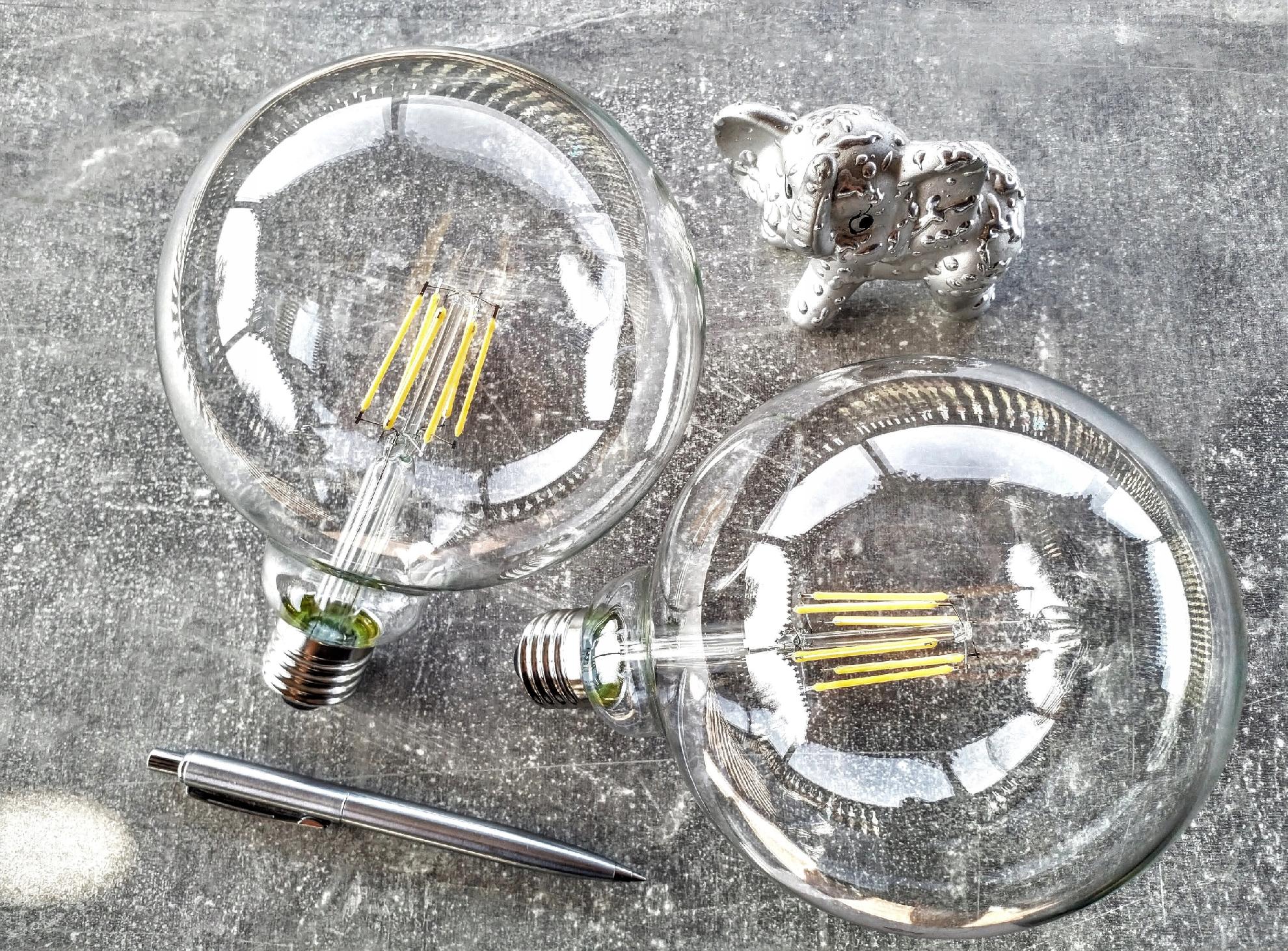 DUŻA ŻARÓWKA FILAMENT LED EDISON 12W E27 G125 BARWA BIAŁA CIEPŁA 2700K 8 5228239d8172c3a1f6d2adbf44b93abd
