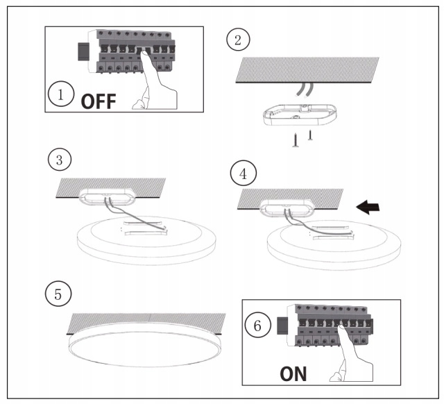 LAMPA LED PLAFON CZARNY BIAŁY PANEL NATYNKOWY Z WYMIENNĄ RAMKĄ 2 RINGI 32W 6 54bb85713a58389b148597d25662d946