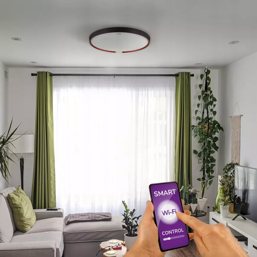 LAMPA PLAFON LED 24W IP44 STEROWANA Z TELEFONU ZA POMOCĄ APLIKACJI 5 596a7c70bebd1ddb02c56a946a4c9936