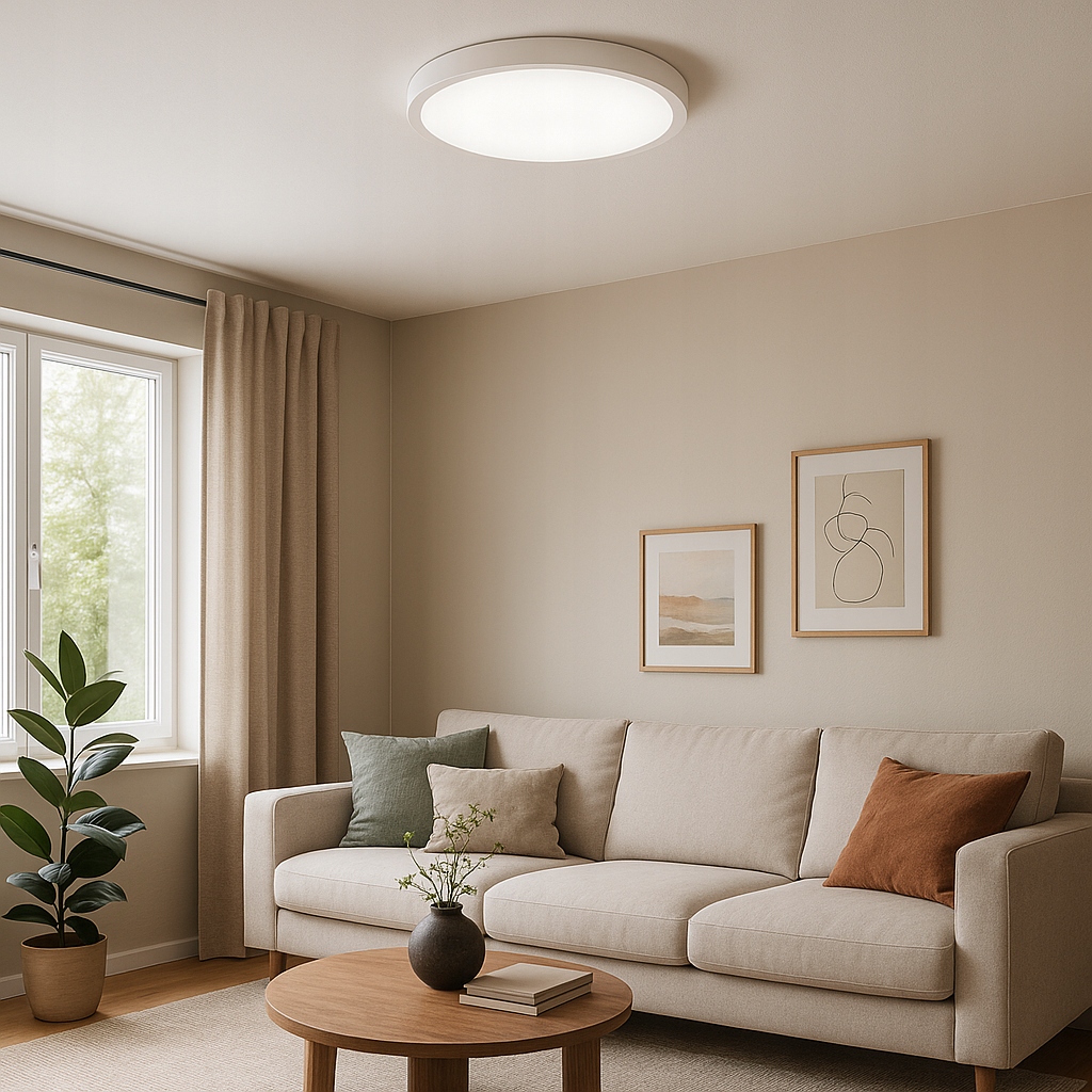 LAMPA DO ŁAZIENKI PLAFON ŁAZIENKOWY SUFITOWY LED 12W IP44 BIAŁY NEUTRALNY 7 6c3b9d69cc57f60a99d5551f39f9370b