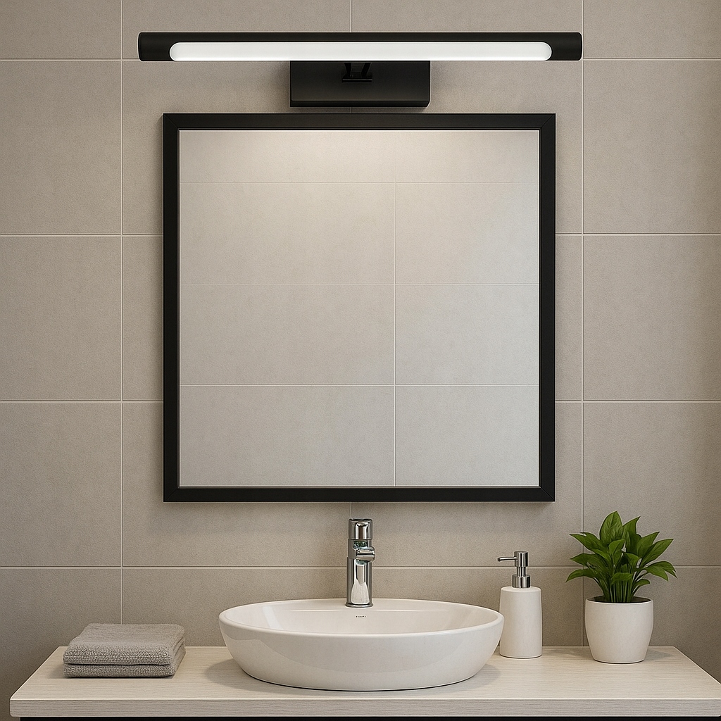 KINKIET ŁAZIENKOWY LED 15W LAMPA NAD LUSTRO CZARNA OWAL 60 CM NEUTRALNY 1 71145aede853954ce5bc7f5671b00537