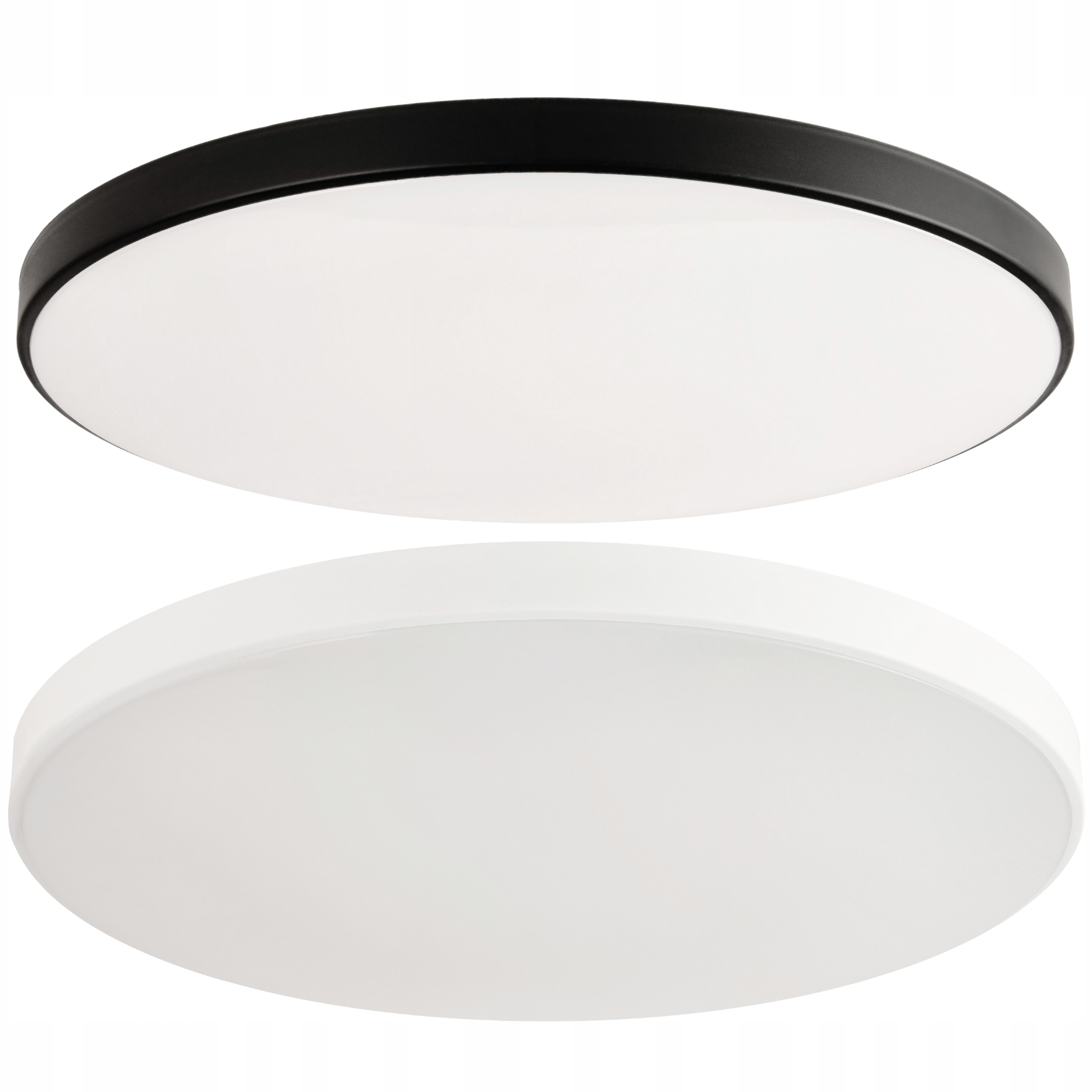 LAMPA LED PLAFON CZARNY BIAŁY PANEL NATYNKOWY Z WYMIENNĄ RAMKĄ 2 RINGI 32W 1 8f2fbad58d464689e552d9d595138630