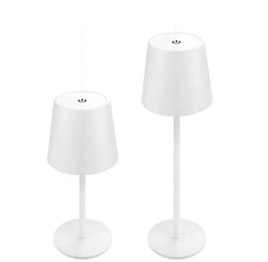 LAMPKA STOŁOWA LED 3W ZEWNETRZNA NA TARAS BALKON OZDOBNA IP44 BIAŁA CCT 1 95be0c985ddaf2df240f870ee7618d37