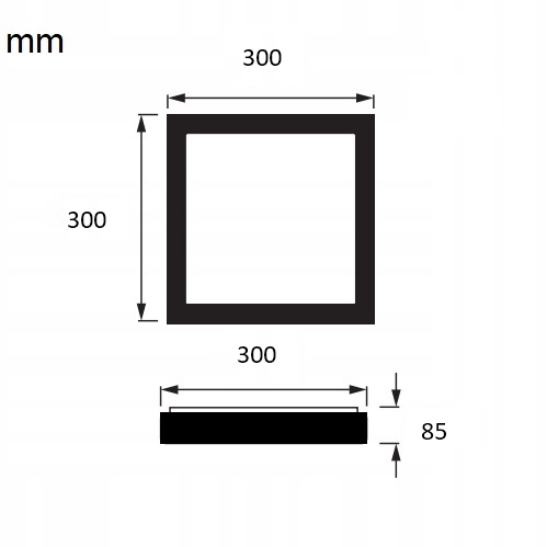 LAMPA DO ŁAZIENKI PLAFON ŁAZIENKOWY LED 2 x E27 IP44 KWADRAT CZARNY 3 9e4a8e3468e5b9c1c7262f6aa30fafbb