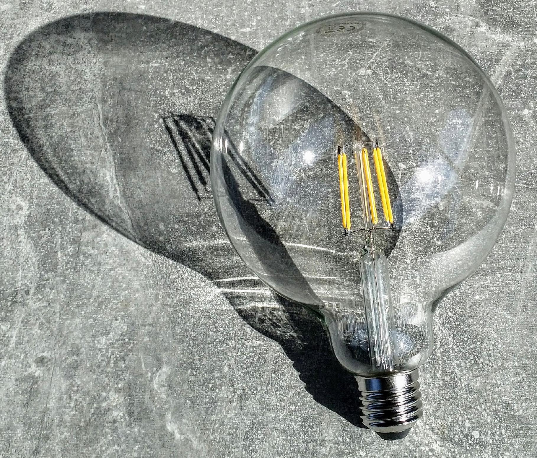 DUŻA ŻARÓWKA FILAMENT LED EDISON 12W E27 G125 BARWA BIAŁA CIEPŁA 2700K 9 a809927c37990fdd616db7f363ad69d8