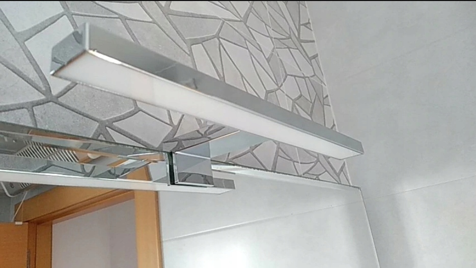 KINKIET ŁAZIENKOWY 2W1 LED 7W NAD LUSTRO NA SZAFKĘ 30CM CHROM IP44 230V 12 bb465dc590cb334e6865f6508ca8637f