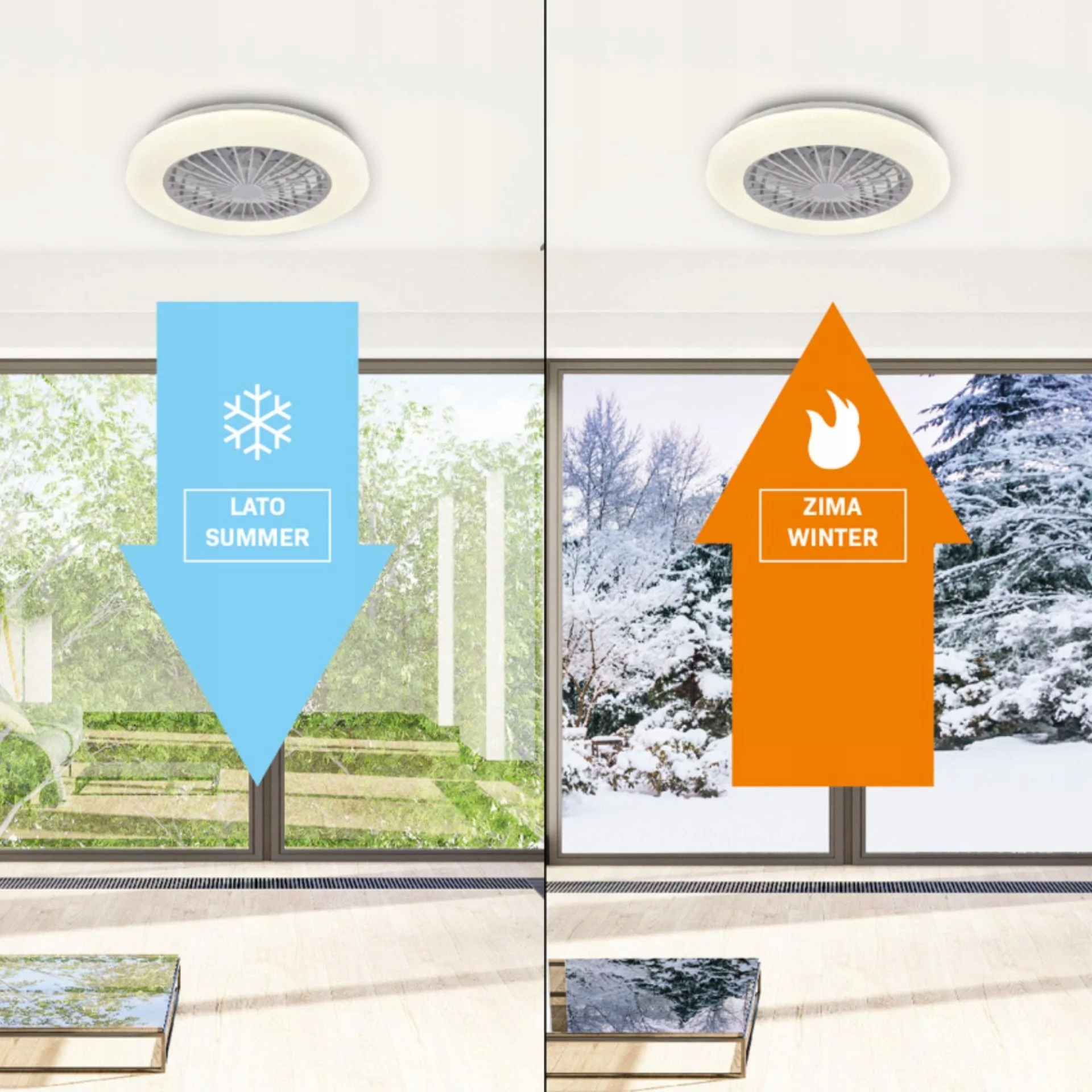 TRAKTOR WIATRAK SUFITOWY LAMPA LED 63W CCT PAMIĘĆ BARWY + PILOT 50CM 6 c9db723049bcf7b741a951156464a84d