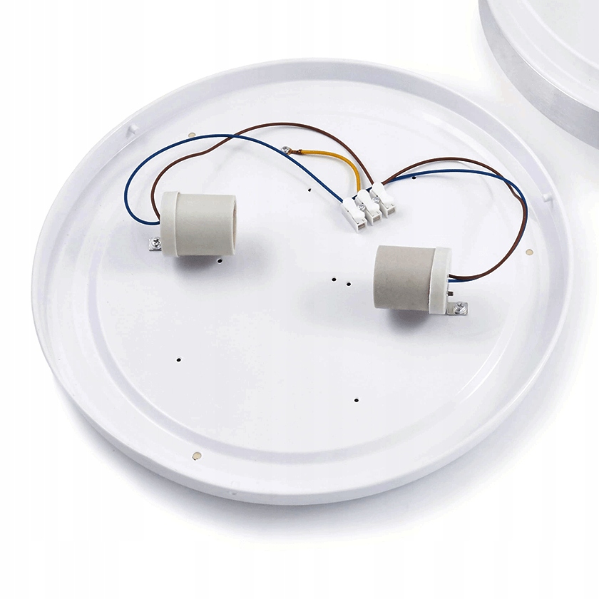 LAMPA DO ŁAZIENKI PLAFON PANEL NATYNKOWY DO LED 2xE27 IP44 SREBRNY OKRĄGŁY 7 d29f3fc5eca1e02883759f10a4fe67d1