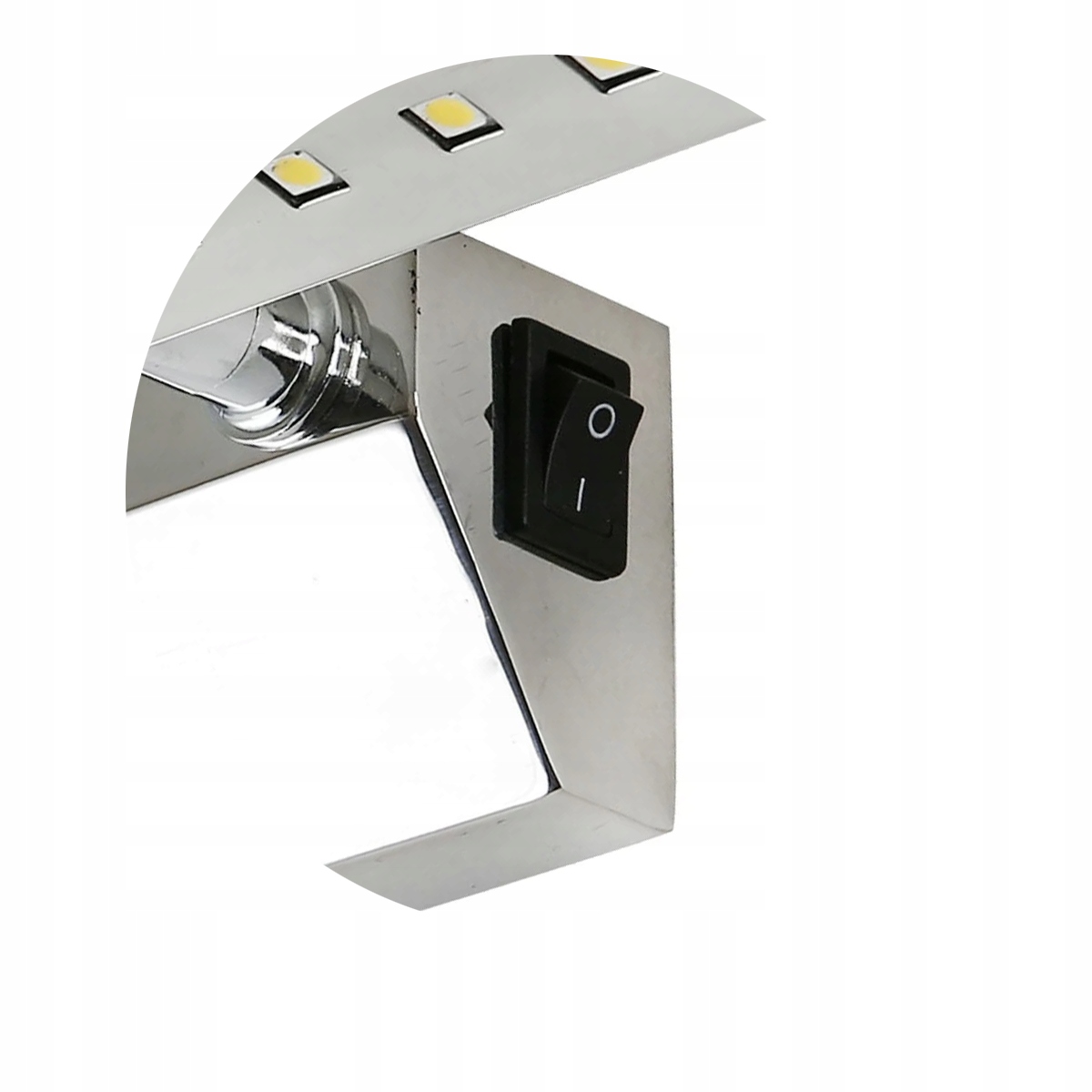KINKIET ŁAZIENKOWY GALERYJKA LED 6W NAD LUSTRO OBRAZ CHROM WŁĄCZNIK ON/OFF 2 d993ce1cdf094a6a9f9a9163b37772ae
