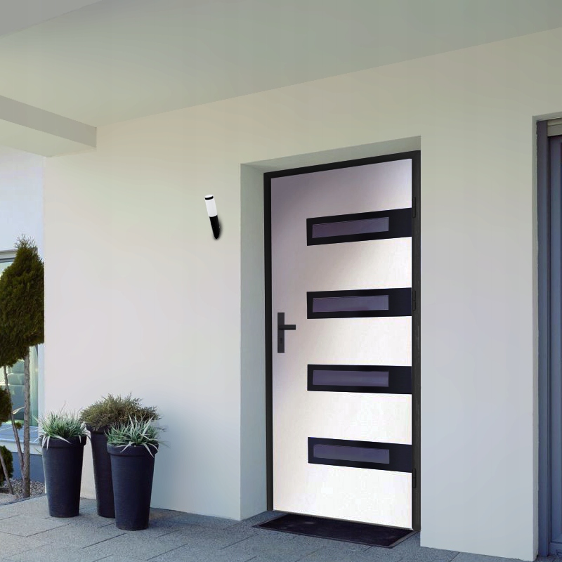 KINKIET ZEWNĘTRZNY ŚCIENNY CZARNY DO LED E27 LAMPA ELEWACYJNA NA TARAS IP44 9 da72431f36d4b1f7dbc561d2c742662d