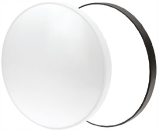 LAMPA LED PLAFON CZARNY BIAŁY PANEL NATYNKOWY Z WYMIENNĄ RAMKĄ 2 RINGI 32W 8 ee5059f510f4096ba58363a7f9c19fe4