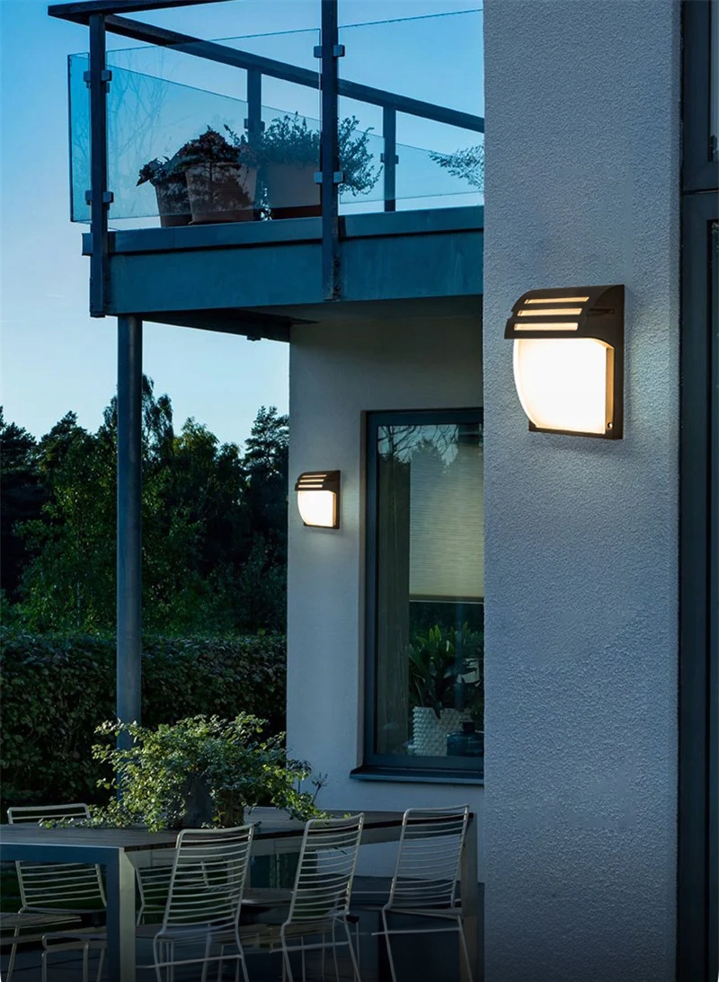 LAMPA ELEWACYJNY ZEWNĘTRZNA OPRAWA ŚCIENNA OGRODOWA E27 ALUMINUM + SZKŁO 8 f2596cd4332a5e3e61d7dac23a3afd70