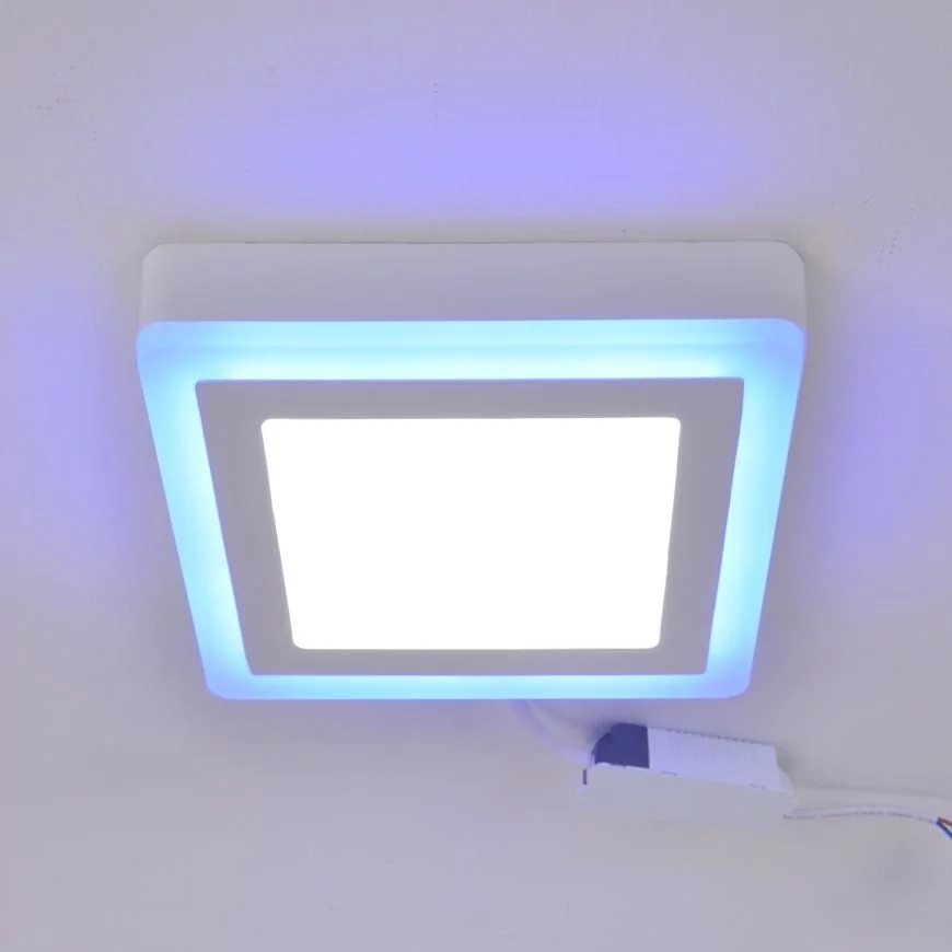 PANEL PLAFON LED NATYNKOWY 12W+4W BIAŁY+NIEBIESKI 3 f7f21a5763b97628630c61ba6273db0e