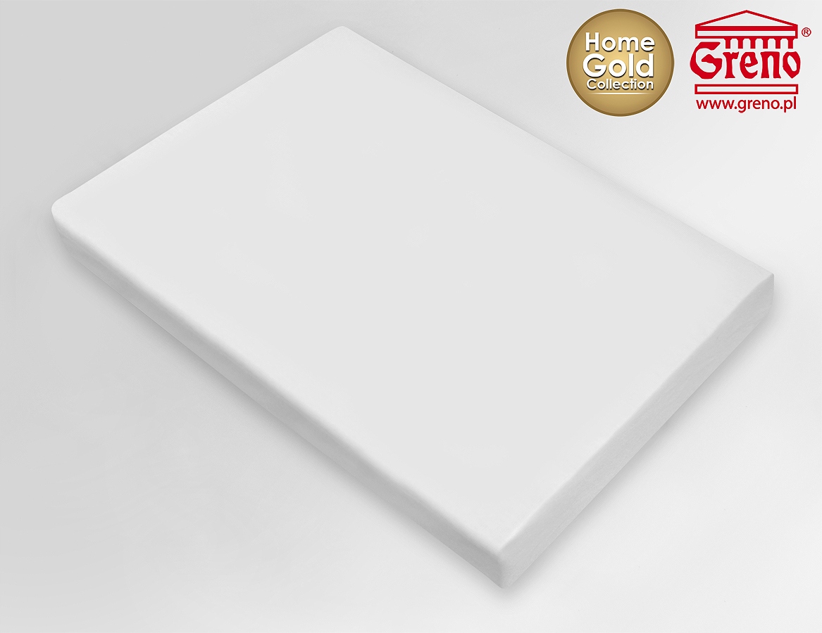 Prześcieradło satynowe 220x210 Greno białe