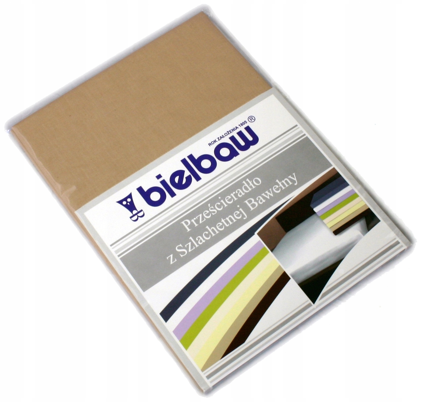 Prześcieradło Bawełniane 220x210 Bielbaw beżowe