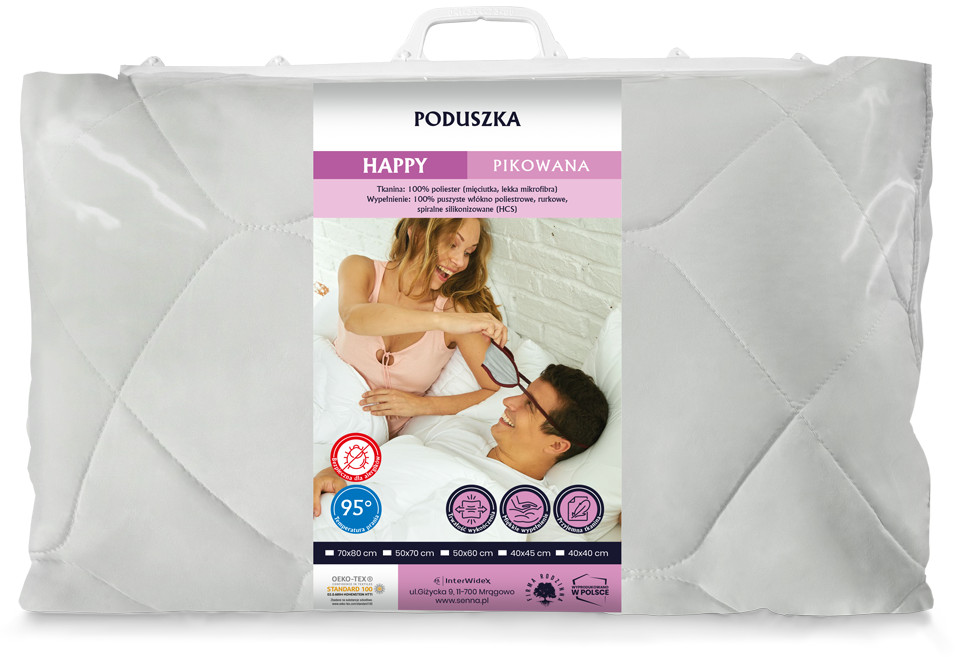 Poduszka antyalergiczna Happy 50x70 Inter-Widex