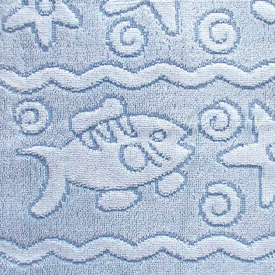 Ręcznik Flora Ocean 50x100 Niebieski Greno