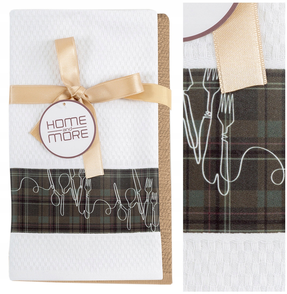 Ściereczka i ręcznik komplet kuchenny 3D 40x60 2szt Greno Lunch Time