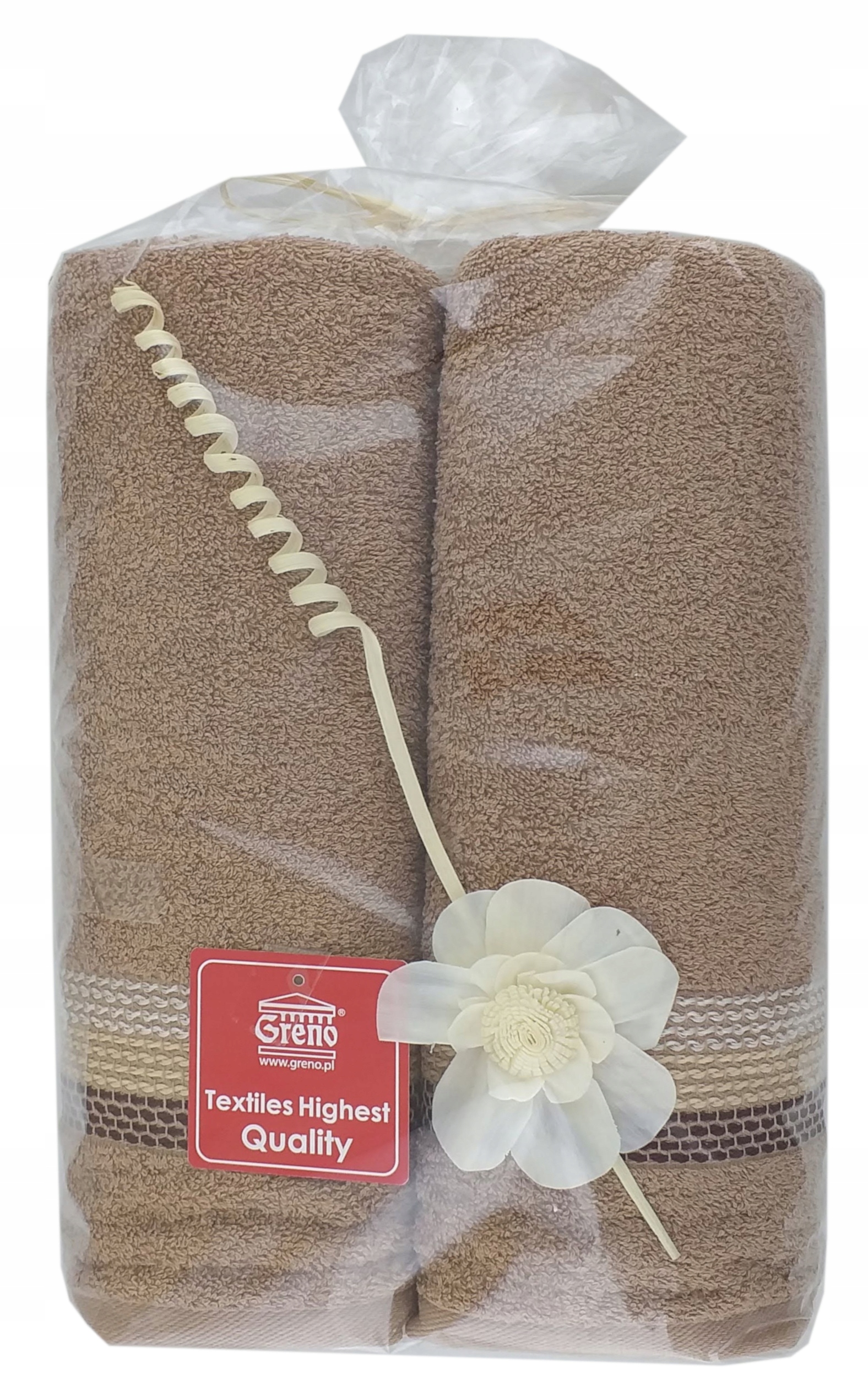 Komplet 2 ręczników Ombre 70 Greno beżowe