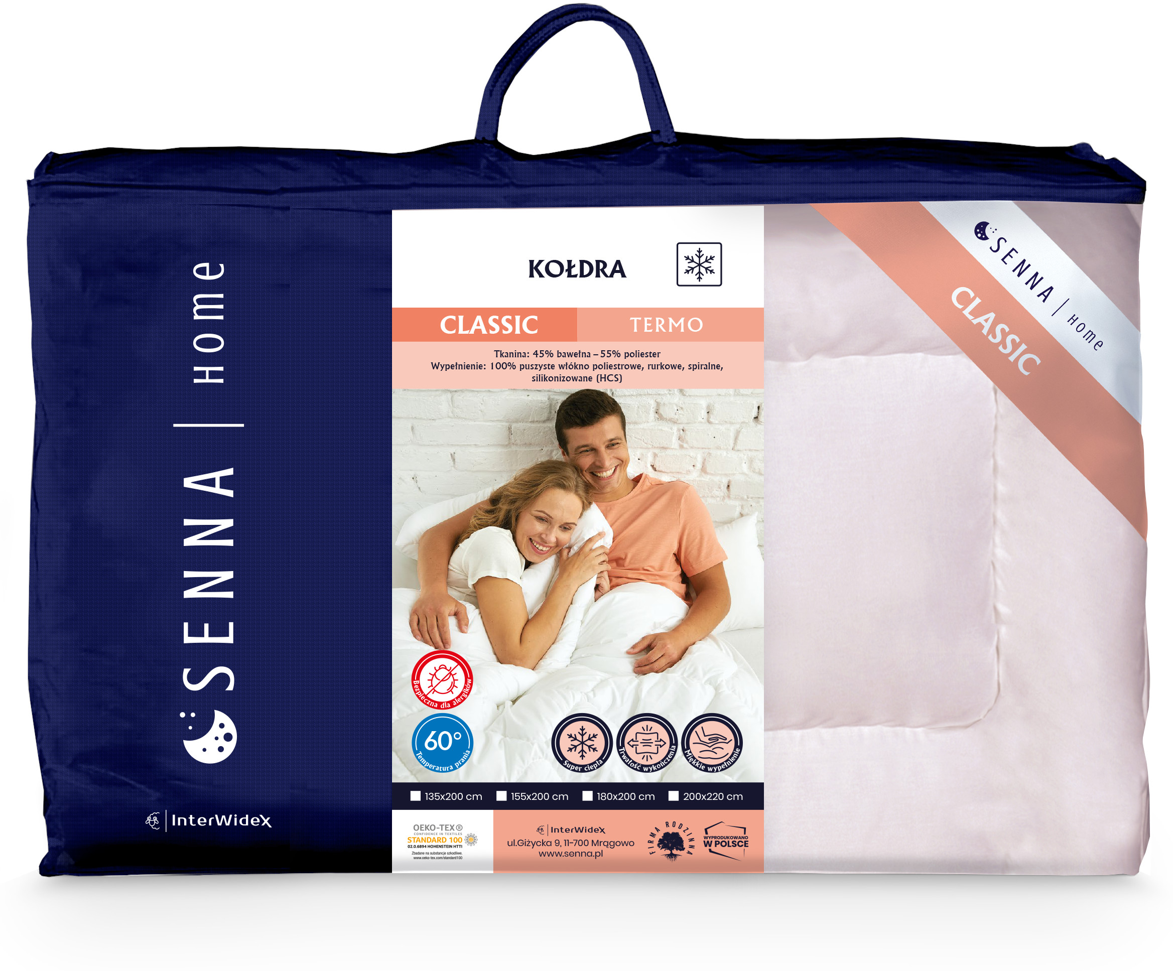 Kołdra antyalergiczna Termo 155x200 Inter Widex