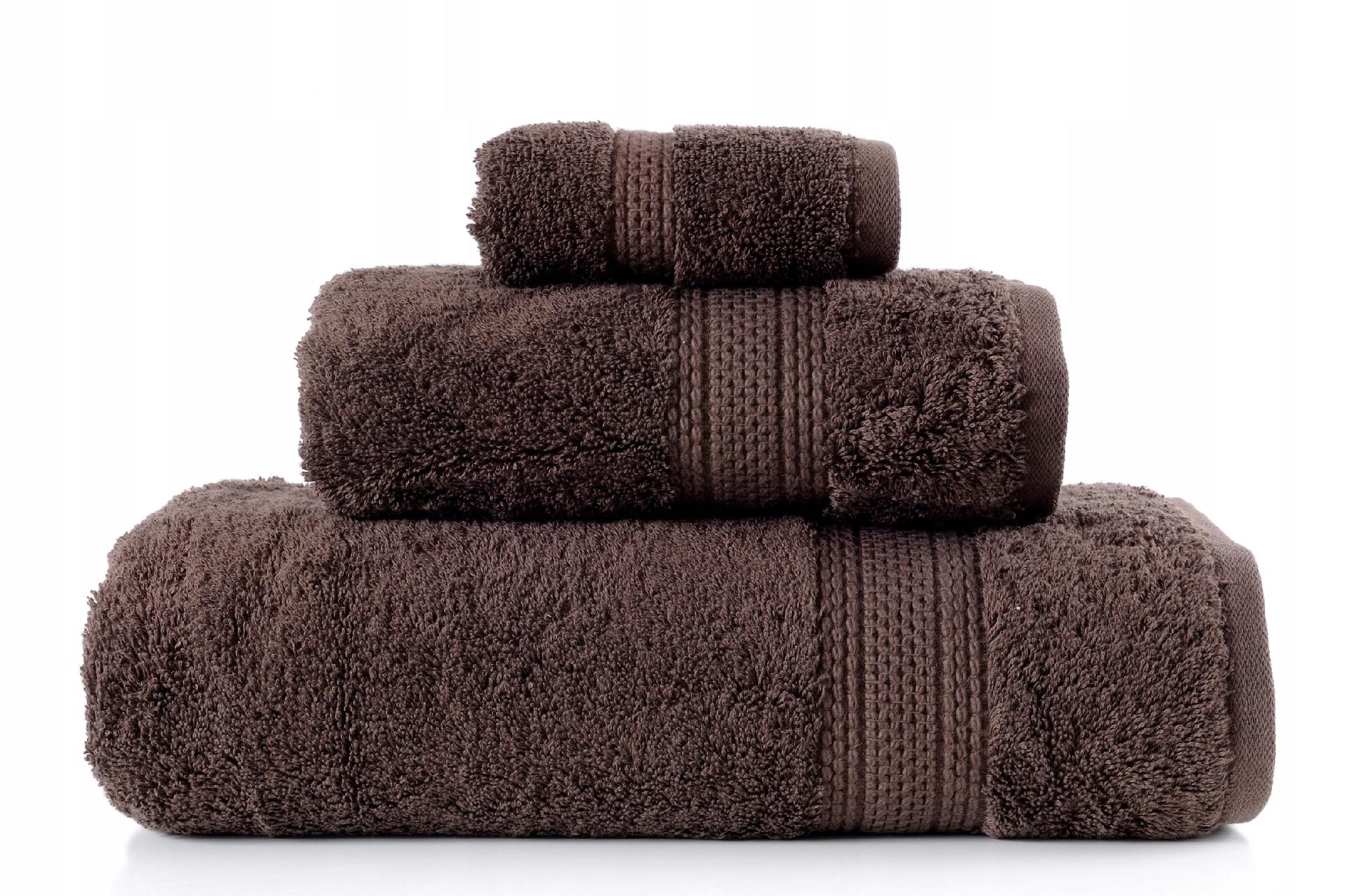 Ręcznik Egyptian 30x50 Brązowy Brąz Greno