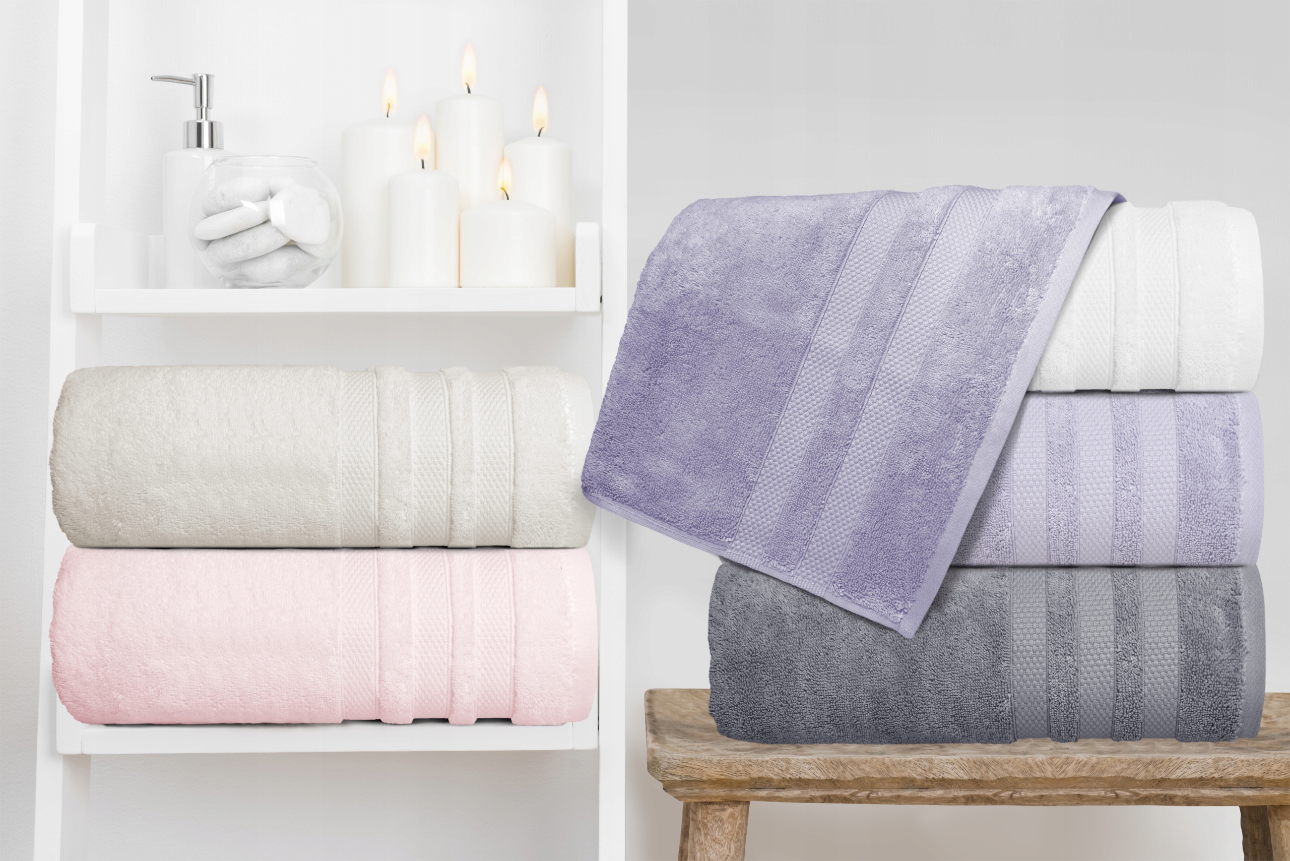 Ręcznik River 70x130 gruby bawełna Greno brązowy