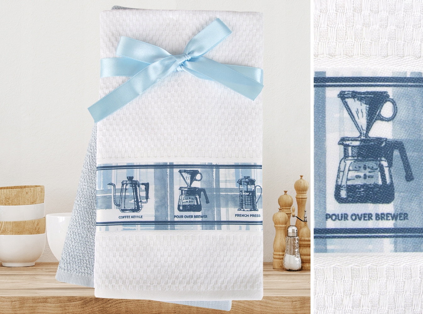 Ściereczka i ręcznik komplet kuchenny 3D 40x60 2szt Greno Hana