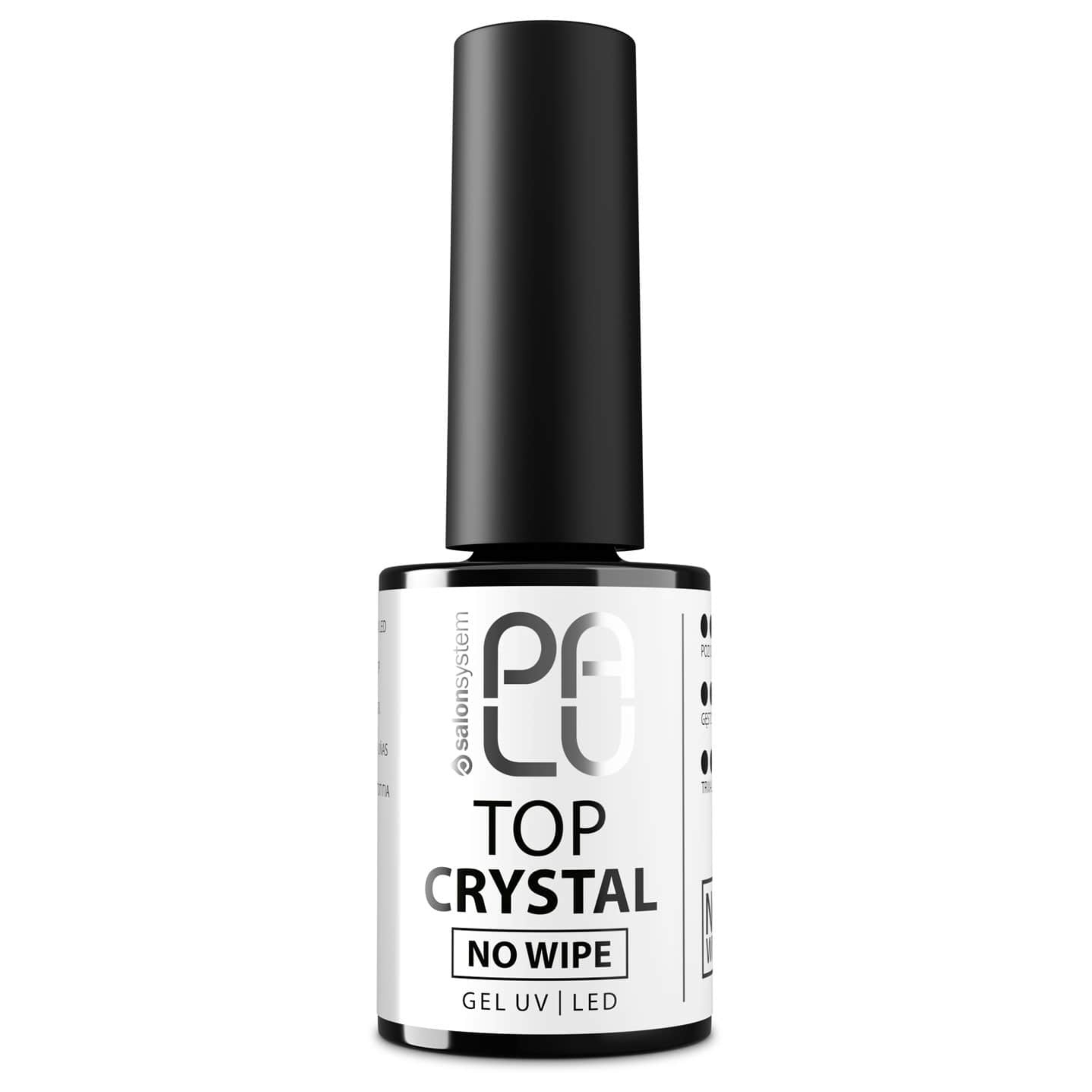 Palu Top No Wipe Crystal 11g - top bez przemywania do french manicure